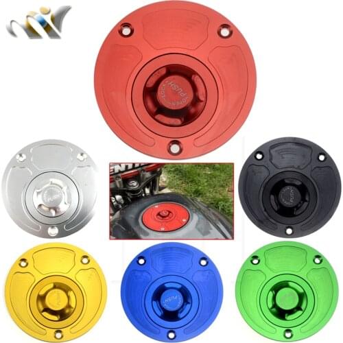 6 Colors For Honda CB 900F 919 Hornet 900 CBR 1000RR Fireblade VTR 1000 CNC Motorcycle Billet Fuel Gas Tank Cap Petrol Cover
