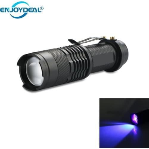 Mini LED Flashlight Torch Portable Waterproof UV Ultra Violet Light Handheld Pocket Light LED Flashlight Torch Lamp