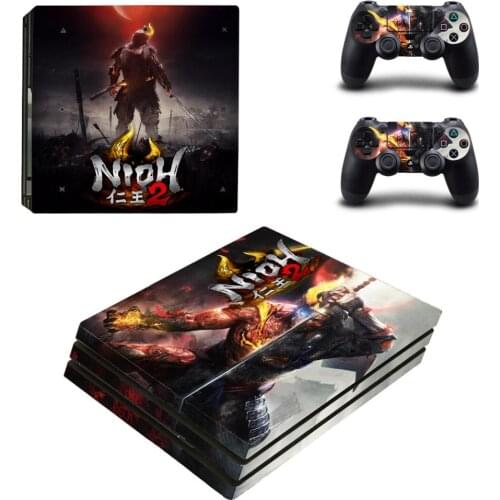 Nioh 2 PS4 Pro Stickers Play station 4 Skin Sticker Decals Cover For PlayStation 4 PS4 Pro Console & Controller Skins Vinyl