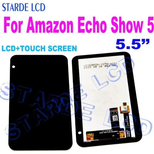 NEW 5.5" Original LCD For Amazon Echo Show 5 LCD Display Touch Screen Digitizer Assembly Repair Replace Screen