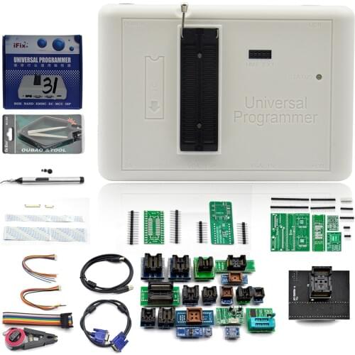 100% Original RT809H Programmer EMMC-Nand Extremely Fast Universal Programmer +35 Items+Edid Cable +Sucking Pen