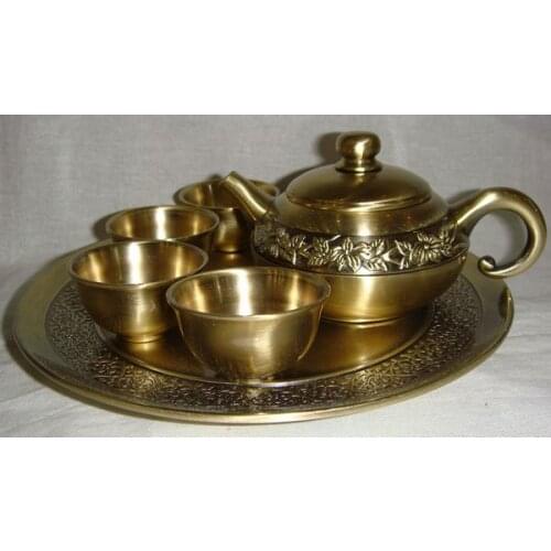 Manufacturers selling 100% Genuine Tinwares russia tinwares tea set wine unique crafts