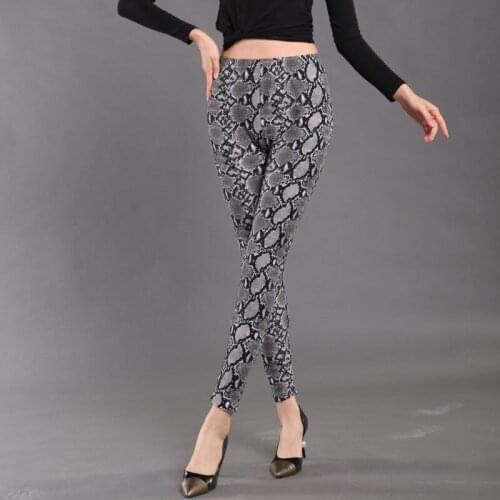 CKAHSBI Push Up Sexy Female Gym Trousers Snake Printed Yoga Pants Women Sport Leggings Fitness High Waist Jogging
