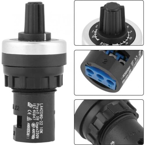 Solar Inverter 10K Potentiometer 22mm Governor VSD VFD For Variable Drive Inverter Hby dc dc Voltage Converter