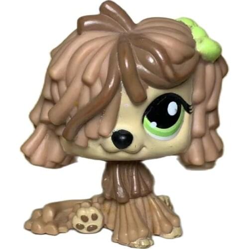 Old animal pet shop lpstoys dark grey sheep cute anime figure lovely present toy for children gifts