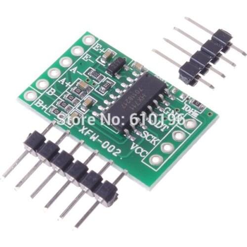 10PCS/LOT Dual Channel HX711 Weighing Pressure Sensor 24-bit Precision A/D Module For Arduino DIY Electronic Scale