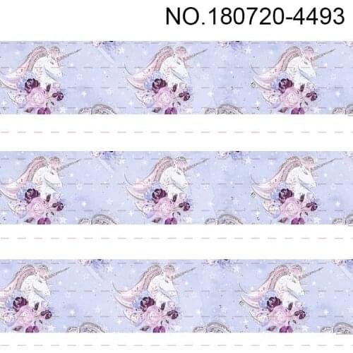 10yards -different sizes -Unicorn Grosgrain ribbon - glitter unicorn/animal unicorn/cute unicorn printed ribbon