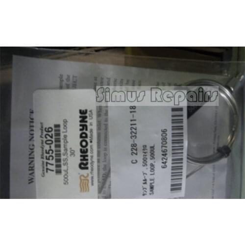 7755-026 Shimadzu Accessories 500uL Sample Loop 500 μl Quantitative Loop Old 228-32211-18
