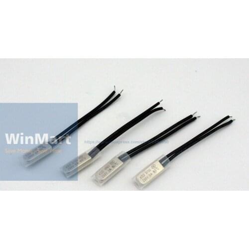 Free Shipping 6 PCS Bimetal Temperature Switch Thermostat 15 20 30 40 Degree Celsius NC Normally Closed KSD 9700