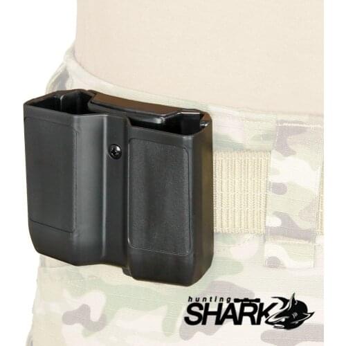 PPT Double Stack Magazine Pouch Case Universal Pistol Mag Box for Glock 17 19,Colt 1911,Beretta m92 m9 ,Sig P226,HK USP HS7-0103