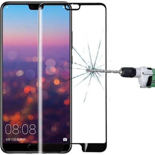 For Huawei P20 0.3mm 9H Surface Hardness 3D Screen Tempered Glass Film P20 Front Film Screen Protector for Huawei P20
