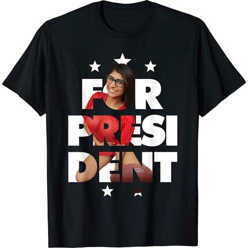 Mia Khalifa For President And Happy Ending T-Shirt