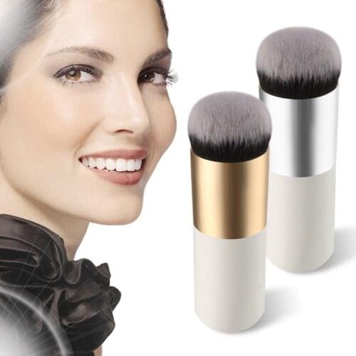 Wholesale New Excellent Large Round Head Buffer Foundation Makeup Brush Plump Blusher Powder Makeup Brushes 100pcs free shipping