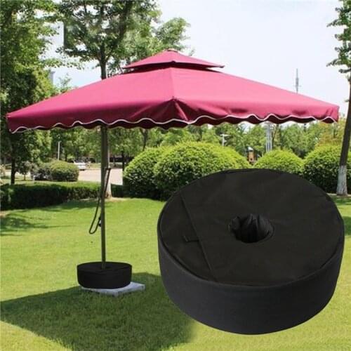 Round Umbrella Base Weight Bag Windproof Sand Bags for Tent Sun Shelter Patio Sunshade