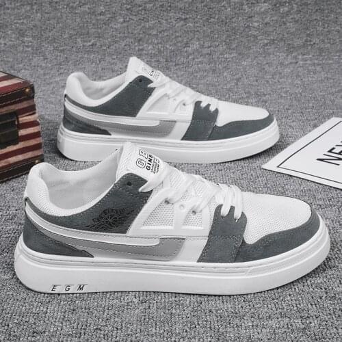 Mens Shoes 2021 New Summer Breathable Thin Odor Proof Mesh Shoes Small White Shoes Sportswear Fashion Shoes