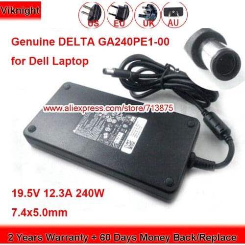 Genuine DA150PM100-00 AC Adapter 19.5V 12.3A for DELL Precision M6500 M6600 M6700 M17X J211H PA-9E Laptop Power Supply