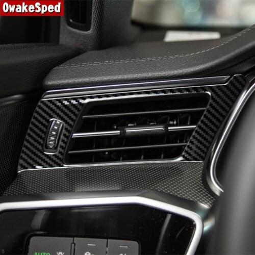Stainless Steel Front Air Conditioner Outlet Frame Decoration Cover Trim For Audi A6 C8 2019 2020 LHD Car Styling Interior