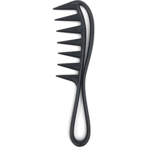 Wide Tooth Shark Plastic Comb Detangler Curly Hair Salon Hairdressing Comb Massage For Hair Styling Tool