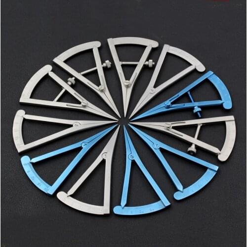 Screw adjustment styles Caliper 20mm Straight Ophthalmic Eye Instrument Tool Stainless Steel/ Titanium Alloy Eyelid Caliper