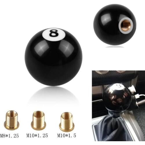 Universal Car Auto Truck 8 Ball Gear Shifter Lever Handle Shift Knob Column