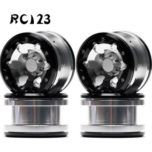 1:10 Aluminum 4P 2.2" 6 Holes Beadlock Wheels Rims Hub For Axial Yeti/Wraith RC Crawler 90056 90053 90045 90031 NEW ENRON