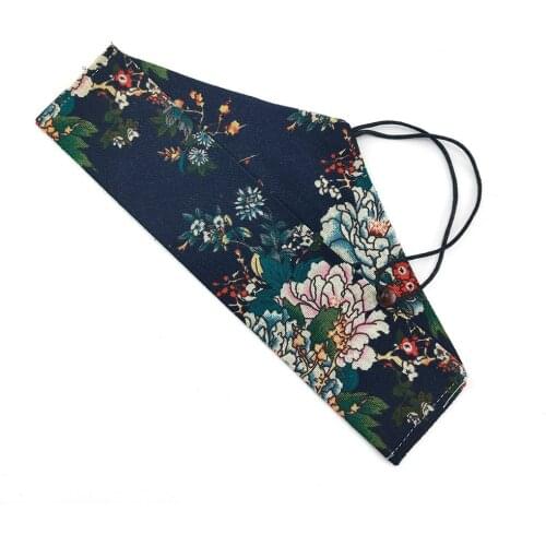 1PCS Cutlery Set Canvas Cloth Bags Travel Storage Bag Camping Buggy Bag Eco Friendly Flatware Pouch Portable Bag Buckle Style