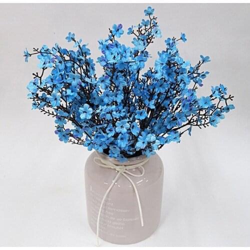 10Pcs Simulation Gypsophila Silk Flower Home Table Decoration Flower Arrangement Wedding Bouquets Small Gypsophila Fake Flower