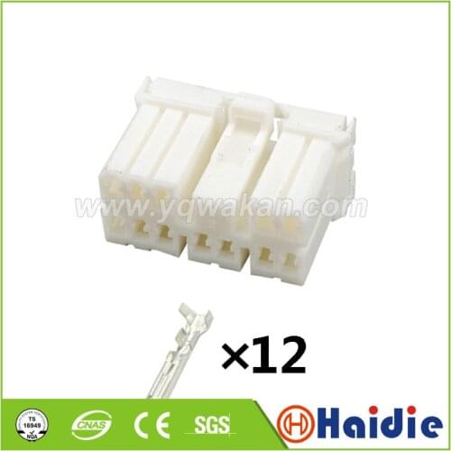 2sets 12pin auto plastic cable housing plug wire harness Elevator Accessories connector 368542-1