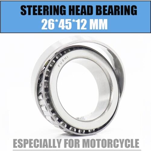 26*45*12 mm 1PC Steering Head Bearing 264512 Tapered Roller Motorcycle Bearings