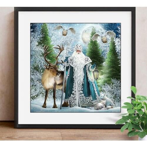 5D DIY Diamond Embroidery Sale Portrait And Deer Picture Of Rhinestones Diamond Painting Cross Stitch Arts Crafts Home Decor