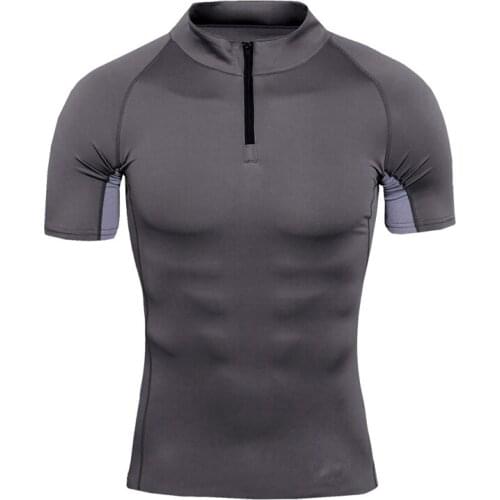 Hot Quick Dry Compression Sport Shirt men Running Fitness t Shirt Tight rashgard Soccer Basketball Jersey Gym Sportswear