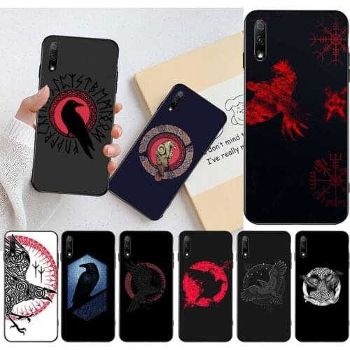 Viking Ragnars Raven DIY Printing Phone Case cover Shell for Huawei Honor 30 20 10 9 8 8x 8c v30 Lite view pro
