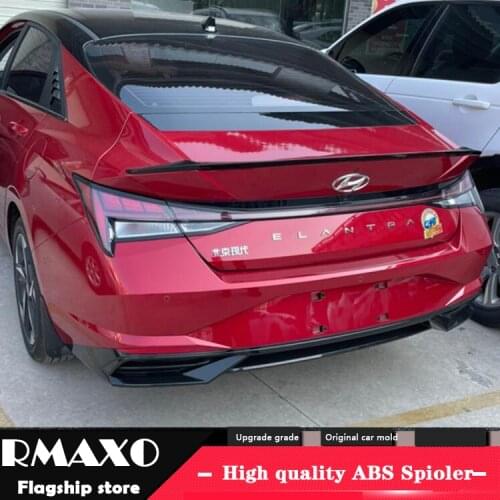 For Hyundai Elantra Spoiler 2021-2022 Elantra Spoiler GAY-XC ABS plastic Material Car Rear Wing Color Rear Spoiler