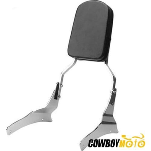 Motorcycle Rear Sissy Bar Backrest Pad Kit For Suzuki Boulevard M50 C50 2005-2012 2006 2007 2008 2009 2010 2011