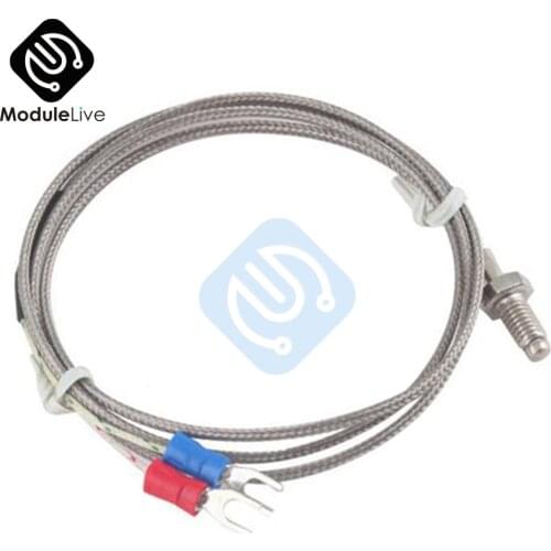 2pcs 5pcs 10pcs 100cm 1M 3.3ft K Type Thermocouple Control Temperature Controller 0-800C Sensor Probe