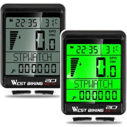 Multifunction Wireless Bicycle Computer Bike Speedometer Odometer Bike Stopwatch With Automatic Wake-Up Fat Calories H4GF