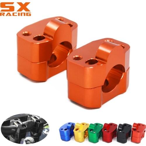 Motorcycle CNC 22MM to 28MM 1 1/8 Adjustable Handlebar Clamp Fat Bar Mount Universal Mounts For KTM HONDA YAMAHA Ducati KAWASAKI