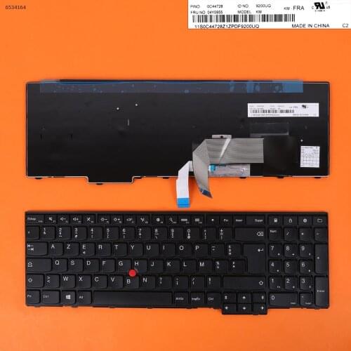 FR French AZERTY New Keyboard for Thinkpad T540 T540P T550 T560 W550S W540 W541 E531 E540 L540 L560 L570 Laptop NO Backlit