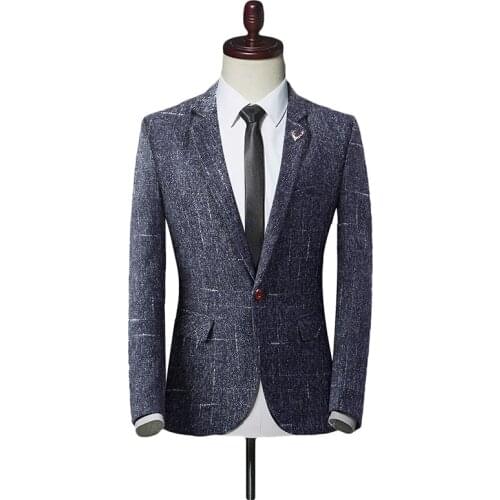 2020 New Arrival Luxury Men Blazer Suit Jacket For Men Suit Jackets Men Casual Slim Fit Dress Suits Blazer Plus Size M-4XL