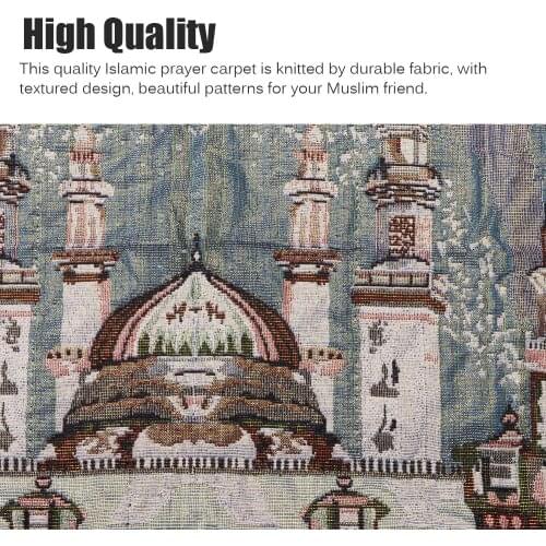 New Islamic Prayer Mat Home Thick Carpet With Soft Tassel Floor Worship Rugs Muslim Decoration Prayer Blanket Ethnic Carpet