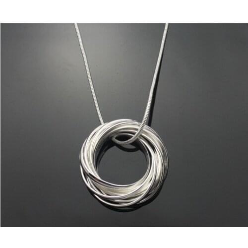 Wholesale fashion jewelry fashion necklace,M925 Silver color jewelry necklace.fashion jewelry necklace.wholesale price! RM04
