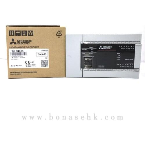 Novo Original PLC FX5U-32MR/ES FX5U-64MR/ES FX5U-32MT/ES FX5U-64MT/ES FX5U-32MT/DS FX5U-64MT/DS FX5U-32MR/DS FX5U-64MR/DS