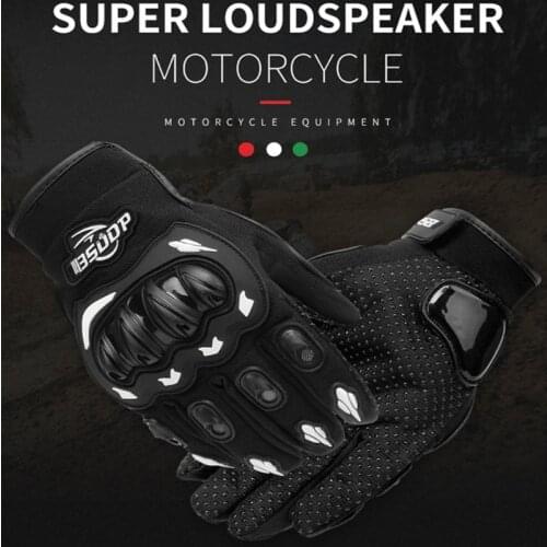 Adult Motorcycle Dirt Bike Outdoor Riding Anti-fall Gloves Windproof Non-slip Breathable Full Finger Glove for Motocross