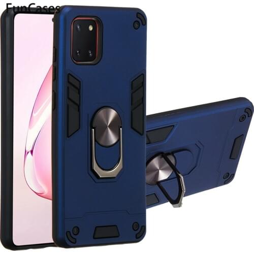 Plastic Cases For capa Samsung A91 Silicone Car Magnetic Holder Silicone Cover Case Samsung Galaxy M80S S10 Lite A81 A51 A71