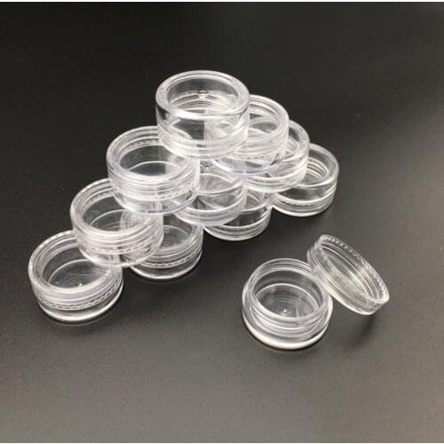 10pcs Empty Jars Cosmetic Makeup Refillable Bottles Container Small Round Bottle Little Cream Jar Series Perfume Gel Pack