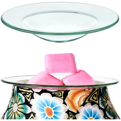 3D Glass Electric Wax Melt Warmer Wax Burner Melter Fragrance Warmer for Home Office Bedroom Living Room Gifts & Decor