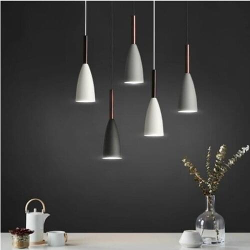 Modern 3 Pendant Lighting Nordic Minimalist Pendant Lights Over Dining Table Kitchen Island Hanging Lamps Dining Room Lights E27
