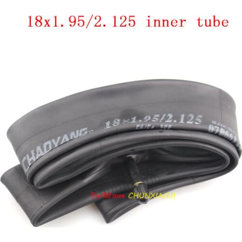 Inner Tube 18x1.95/2.125 with a Straight valve fits many gas electric scooters and e-Bike electric folding bicycle high quality