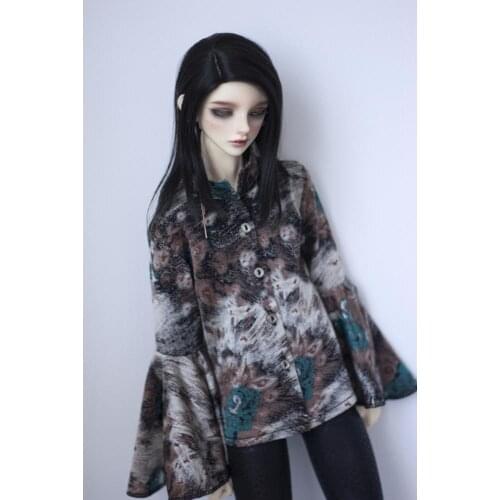 [wamami] Peacock Trumpet Sleeve Collar Shirt For 1/4 MSD 1/S SD DZ SD17 BJD Dollfies
