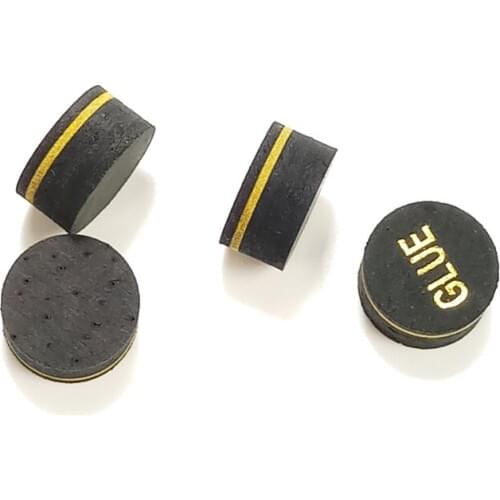 Xmlivet 2018 NEW 10pcs/lot Pool cue tips 12/13/14mm professional 2colors Billiards cue tips SS/S/M/H Billiards accessories